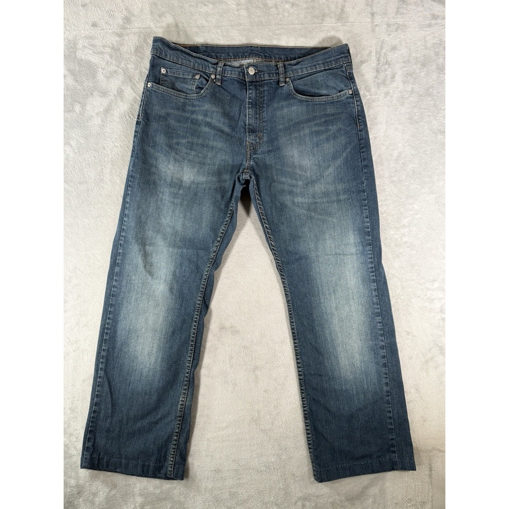 Levis 559 Jeans Mens 36x32 Actual 36x28 Blue Denim Relaxed Straight Fit